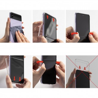 Ringke Slim Ultra-thin TPU Cover for Samsung Galaxy Z Flip4 black (S630E55)