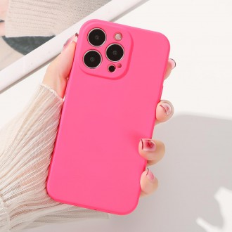 Silikonové pouzdro iPhone 14 Plus silikonové pouzdro růžové
