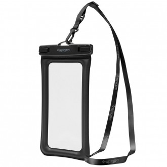 Spigen A621 UNIVERZÁLNÍ VODOTĚSNÉ POUZDRO & TAŠKA DO PASU ČERNÁ