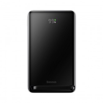 Powerbanka Baseus Magnetic Bracket s bezdrátovým nabíjením MagSafe 10000mAh 20W Overseas Edition bílá (PPCX000202) + kabel USB typu C Baseus Xiaobai S