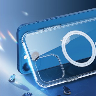 Dux Ducis Clin magnetic case for iPhone 14 Plus compatible with MagSafe transparent