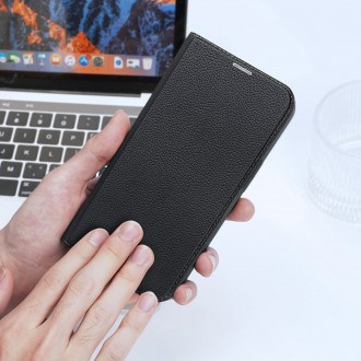 Dux Ducis Skin X2 case for iPhone 14 Plus case with magnetic flap black