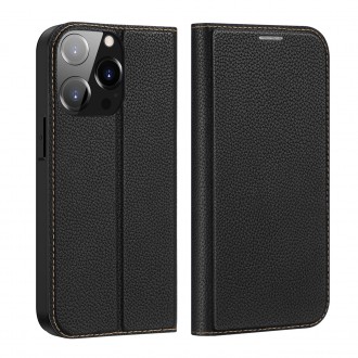 Dux Ducis Skin X2 case for iPhone 14 Pro magnetic flip cover black
