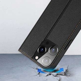 Dux Ducis Skin X2 case for iPhone 14 Pro magnetic flip cover black