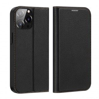 Dux Ducis Skin X2 case for iPhone 14 Pro Max magnetic flip cover black