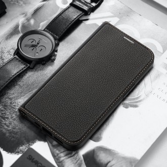 Dux Ducis Skin X2 case for iPhone 14 Pro Max magnetic flip cover black