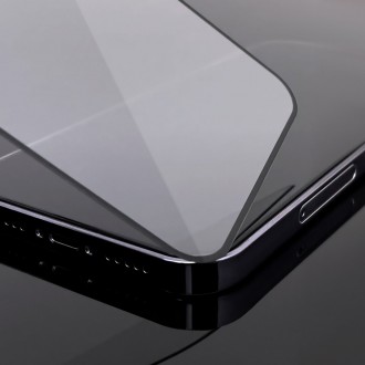 Wozinsky super durable Full Glue Tempered Glass Full Screen with Frame Case Friendly Xiaomi 12 Lite Black