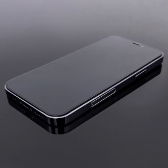 Wozinsky super durable Full Glue Tempered Glass Full Screen with Frame Case Friendly Xiaomi 12 Lite Black