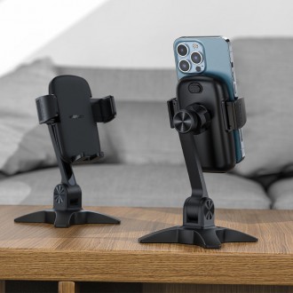 Acefast stojanový gravitační držák telefonu černý (E10)