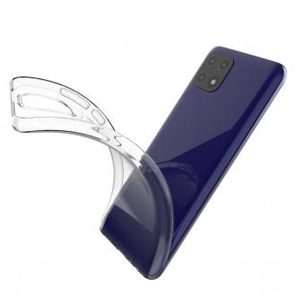 Gel case cover for Ultra Clear 0.5mm Samsung Galaxy A03 transparent