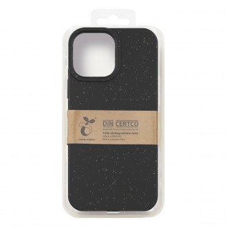 Pouzdro Eco Case pro iPhone 14 Plus silikonový odbouratelný kryt černý
