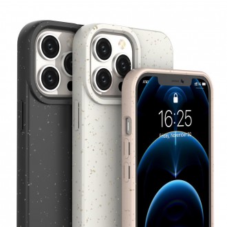 Pouzdro Eco Case pro iPhone 14 Plus silikonový rozložitelný kryt bílý