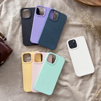 Pouzdro Eco Case pro iPhone 14 Pro silikonový rozložitelný kryt tmavě modrý