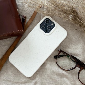 Eco Case obal na iPhone 14 Pro silikonový rozložitelný kryt růžový