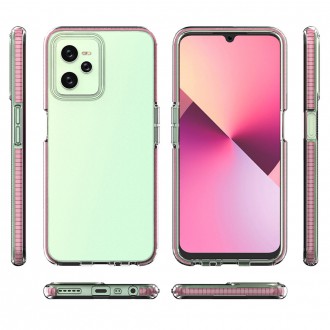 Pouzdro Spring Case pro silikonový kryt Realme C35 s rámem černý