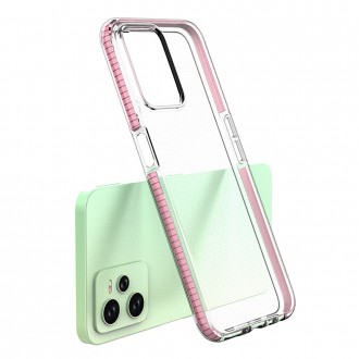 Pouzdro Spring Case pro silikonový kryt Realme C35 s rámem černý