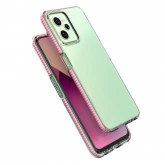 Pouzdro Spring Case pro silikonový kryt Realme C35 s rámem černý
