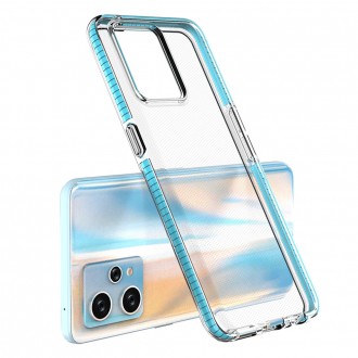 Spring Case pro Realme 9 Pro+ / Realme 9 silikonový kryt s rámem černý
