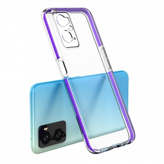 Spring Case Cover pro Realme 9i, Oppo A36 / A76 / A96 silikonový kryt s rámem černý