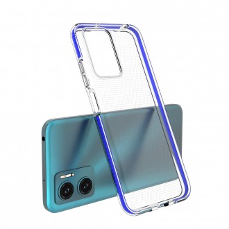 Spring Case Cover pro Xiaomi Redmi Note 11E /Redmi 10 5G / Redmi 10 Prime+ 5G / Poco M4 5G silikonový kryt s rámečkem světle růžový