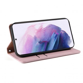 Magnet Strap Case Case For Samsung Galaxy A23 5G Flip Wallet Mini Lanyard Stand Pink