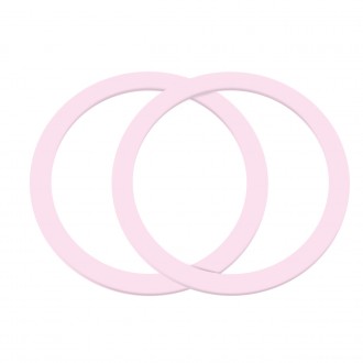 Joyroom set of metal magnetic rings for smartphone 2 pcs pink (JR-Mag-M3)
