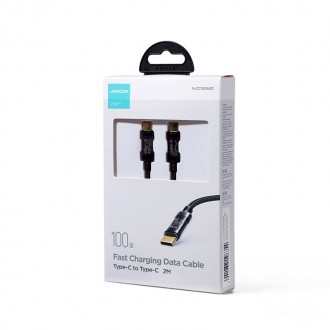 Joyroom cable USB Type-C - USB Type-C 100W cable 2m black (S-CC100A20)