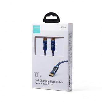 Joyroom cable USB Type-C - USB Type-C 100W 2m blue (S-CC100A20)