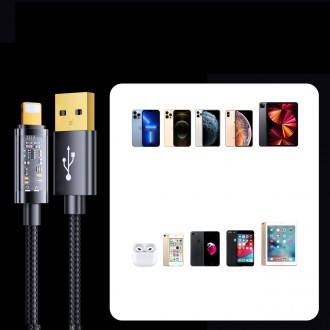 Joyroom USB Type C cable - Lightning Fast Charging Power Delivery 20 W 1.2 m black (S-UL012A12)