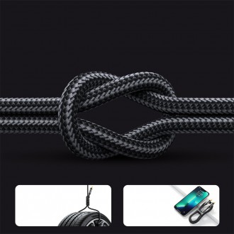 Joyroom USB cable - Lightning for charging / data transmission 2,4A 20W 2m black (S-UL012A20)