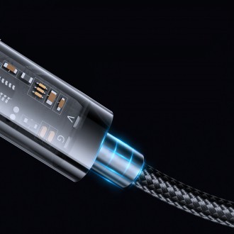 [RETURNED ITEM] Joyroom USB cable - USB Type C for charging / data transmission 3A 1.2m black (S-UC027A12)