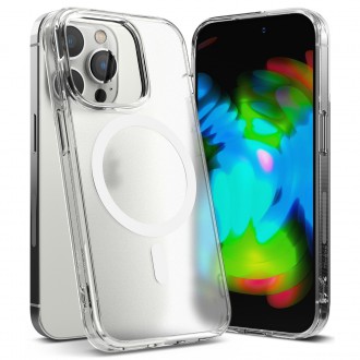 Ringke Fusion Magnetic Magnetic Hard Case with Gel Frame for iPhone 14 Pro Translucent (FMGM641E52) (MagSafe Compatible)