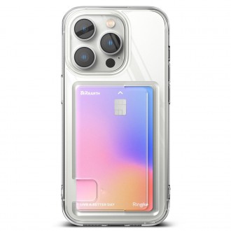 Ringke Fusion Card Case for iPhone 14 Pro Card Wallet Documents Transparent (FCD641E52)