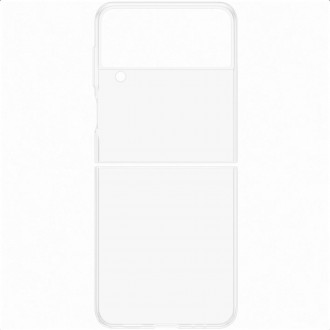 Samsung clear slim cover case for galaxy z flip4 transparent (ef-qf721ctegww)