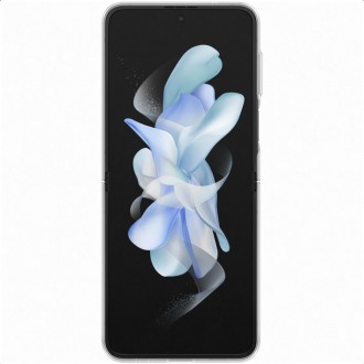 Samsung clear slim cover case for galaxy z flip4 transparent (ef-qf721ctegww)