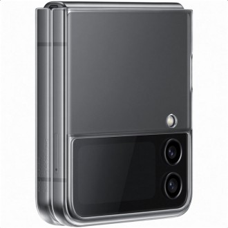 Samsung clear slim cover case for galaxy z flip4 transparent (ef-qf721ctegww)