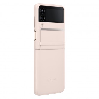 Samsung Flap Leather Cover Case for Galaxy Z Flip4 Peach (EF-VF721LPEGWW)