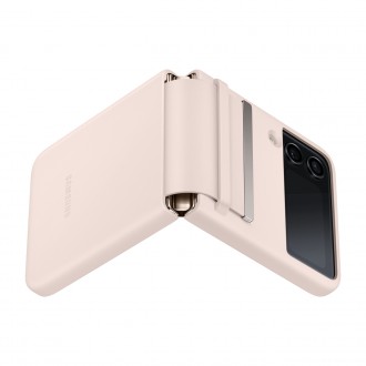 Samsung Flap Leather Cover Case for Galaxy Z Flip4 Peach (EF-VF721LPEGWW)
