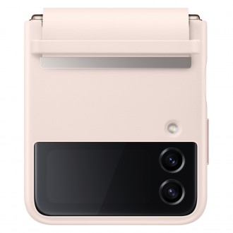 Samsung Flap Leather Cover Case for Galaxy Z Flip4 Peach (EF-VF721LPEGWW)