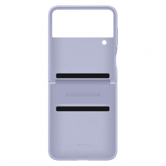 Samsung Flap Leather Cover Leather Case for Samsung Galaxy Z Flip4 Folding Leather Case Purple (EF-VF721LLEGWW)