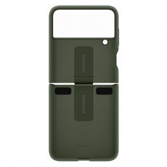 Samsung Ring Silicone Cover Case Cover for Samsung Galaxy Z Flip4 Hang Tag Case khaki (EF-PF721TGEGWW)