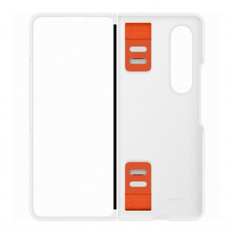 Samsung Silicone Grip Cover Case for Samsung Galaxy Z Fold4 Case with Wrist Strap White (EF-GF936TWEGWW)