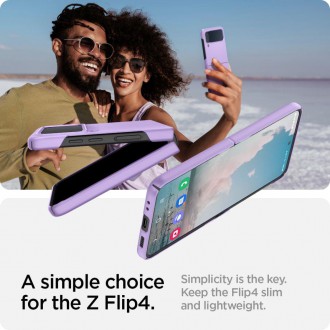Spigen AIRSKIN GALAXY WITH FLIP 4 ROSE PURPLE