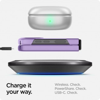 Spigen AIRSKIN GALAXY WITH FLIP 4 ROSE PURPLE