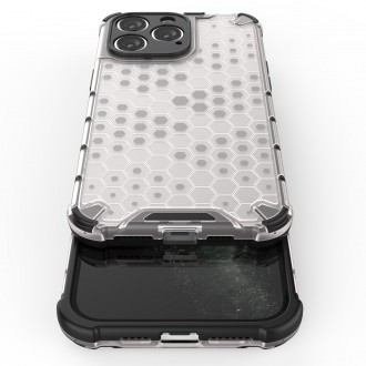 Voštinové pouzdro pro iPhone 14 Pro obrněný hybridní kryt černý