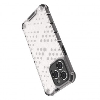Voštinové pouzdro pro iPhone 14 Pro obrněný hybridní kryt černý