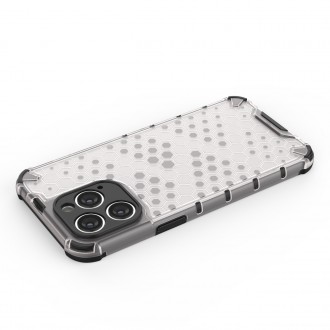 Voštinové pouzdro pro iPhone 14 Pro Max obrněný hybridní kryt černý