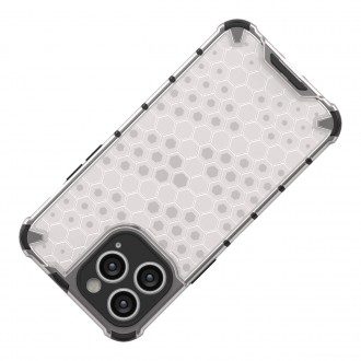 Voštinové pouzdro pro iPhone 14 Pro Max obrněný hybridní kryt průhledný