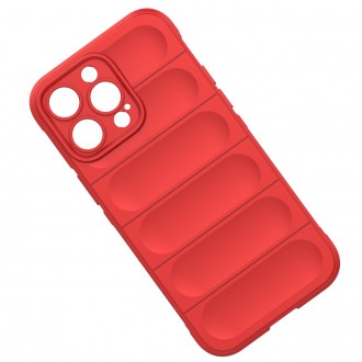 Magic Shield Case case for iPhone 14 Pro Max flexible armored cover red