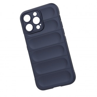 Magic Shield Case case for iPhone 14 Pro Max flexible armored dark blue cover